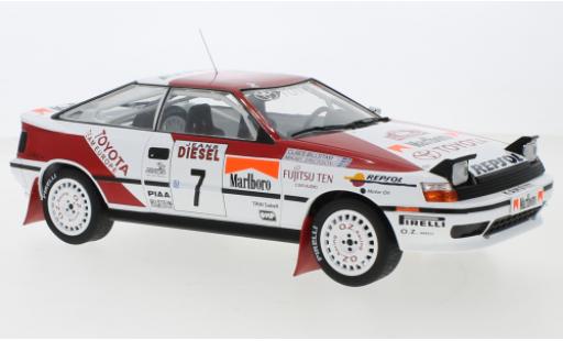 Toyota Celica 1/18 IXO GT-Four ST165 No.7 Team Europe Rallye San Remo 1990 M.Ericsson/C.Billstam modellino in miniatura