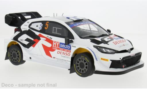 Toyota Yaris 1/18 IXO GR Rally1 Hybrid Rally WM Rally Finland 2024 #5 1:18 modellino in miniatura