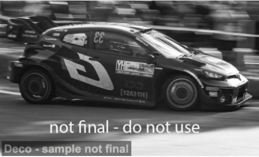 Toyota Yaris 1/43 IXO GR Rally1 Hybrid Rally WM Rally Japan 2024 #33 1:43 modellino in miniatura