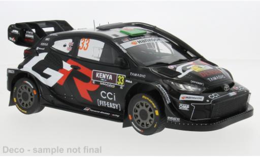 Toyota Yaris 1/18 IXO GR Rally1 Safari Rallye Kenia 2025 #33 1:18 modellino in miniatura