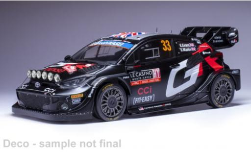Toyota Yaris 1/18 IXO Rally 1 No.33 WRC Rally Monte Carlo 2024 1:18 modellino in miniatura