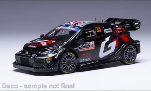 Toyota Yaris 1/43 IXO Rally 1 No.33 WRC Rallye Monte Carlo 2024 1:43 modellino in miniatura
