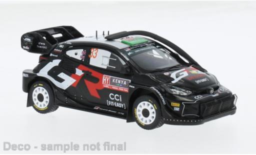 Toyota Yaris 1/43 IXO Rally 1 No.33 WRC Safari Rallye Kenia 2024 1:43 modellino in miniatura