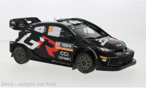 Toyota Yaris 1/18 IXO Rally 1 No.69 WRC Safari Rallye Kenia 2024 1:18 modellino in miniatura