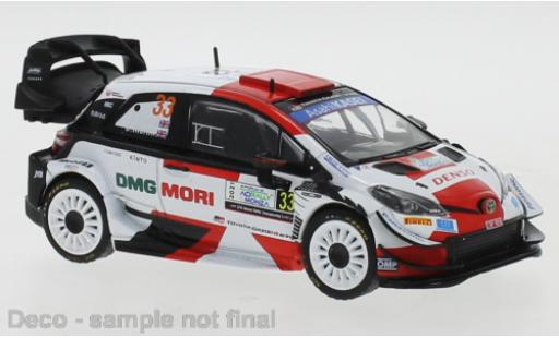 Toyota Yaris 1/43 IXO WRC No.33 Gazoo Racing WRC Rally Monza 2021 E.Evans/S.Martin modellino in miniatura