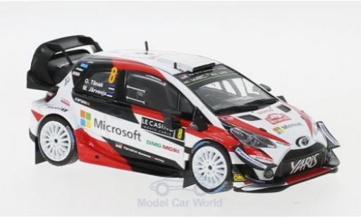 Toyota Yaris 1/43 IXO WRC No.8 Microsoft Rallye WM Rallye Monte Carlo 2018 O.Tänak/M.Järveoja modellino in miniatura