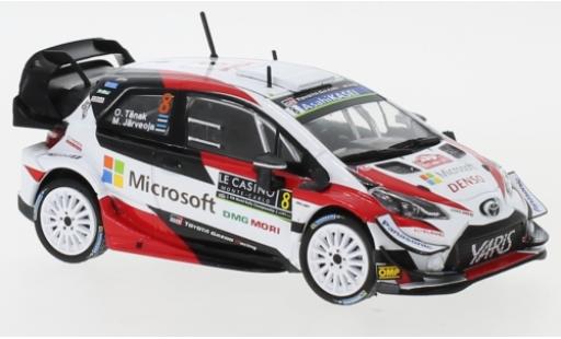Toyota Yaris 1/43 IXO WRC No.8 Microsoft Rallye WM Rallye Monte Carlo 2019 O.Tänak/M.Järveoja modellino in miniatura