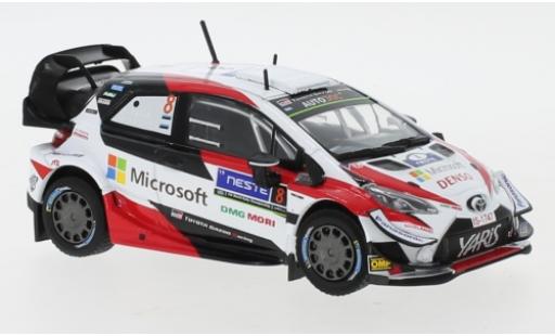 Toyota Yaris 1/43 IXO WRC No.8 Rallye WM Rallye Finnland 2019 O.Tänak/M.Järveoja modellino in miniatura