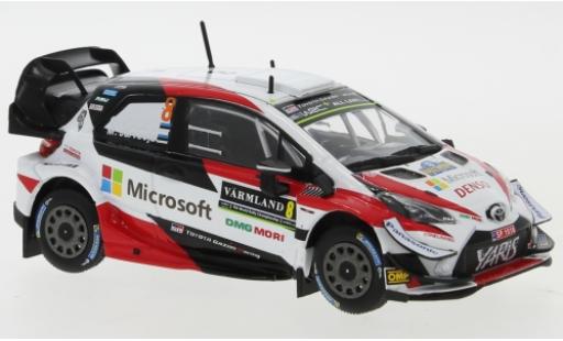 Toyota Yaris 1/43 IXO WRC No.8 Gazoo Racing Microsoft WRC Rallye Schweden 2019 O.Tänak/M.Jarveoja modellino in miniatura