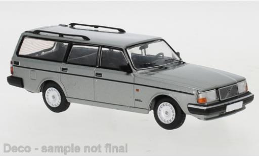 Volvo 240 1/43 IXO Polar metallico grigio 1988 modellino in miniatura