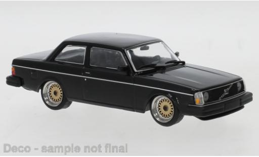 Volvo 242 1/43 IXO Custom nero 1980 modellino in miniatura