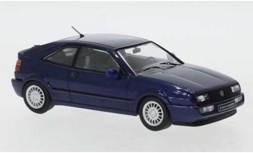 Volkswagen Corrado 1/43 IXO G60 metallico blu 1989 modellino in miniatura