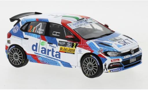 Volkswagen Polo 1/43 IXO GTI R5 No.2 Rallye Ypres 2019 C.Breen/P.Nagle modellino in miniatura