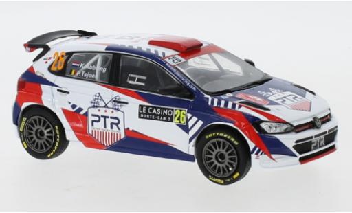 Volkswagen Polo 1/43 IXO GTI R5 No.26 Rally Monte Carlo 2021 K.Abbring/P.Tsjoen modellino in miniatura