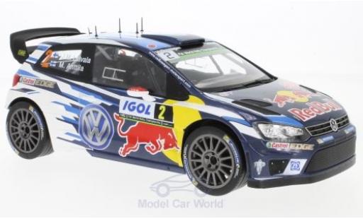 Volkswagen Polo 1/18 IXO R WRC No.2 Motorsport Red Bull Rallye WM Tour de Corse 2016 J-M.Latvala/M.Anttila modellino in miniatura