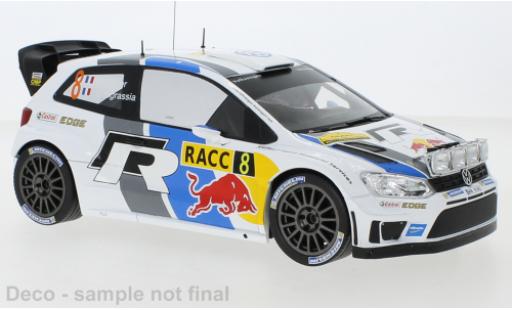 Volkswagen Polo 1/18 IXO R WRC No.8 Motorsport Rallye Catalunya 2013 with night lights S.Ogier/J.Ingrassia modellino in miniatura