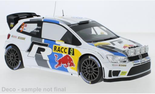 Volkswagen Polo 1/18 IXO R WRC No.9 Rallye Catalunya 2013 with night lights A.Mikkelsen/M.Markkula modellino in miniatura