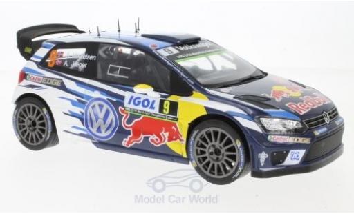 Volkswagen Polo 1/18 IXO R WRC No.9 Motorsport Red Bull Rallye WM Tour de Corse 2016 A.Mikkelsen/A.Jaeger modellino in miniatura