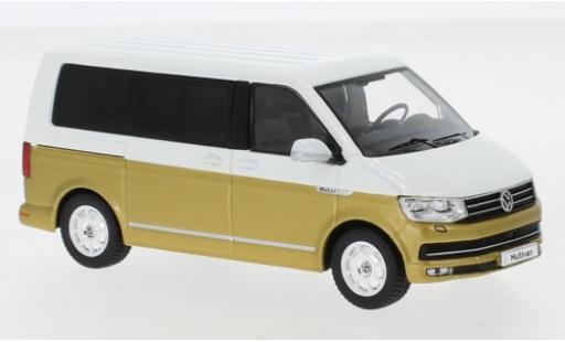 Volkswagen T6 1/43 IXO Multivan bianco/gold 2017 modellino in miniatura