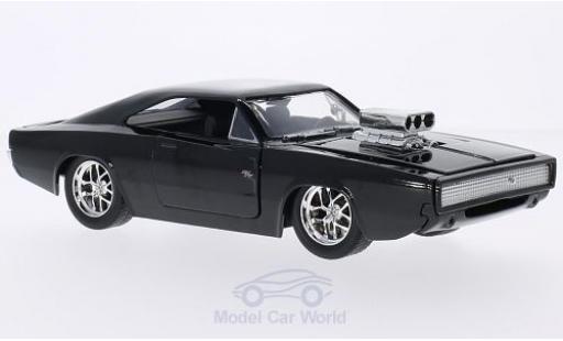 Dodge Charger 1/24 Jada Toys R/T nero Furious 7 1970 Tuning modellino in miniatura