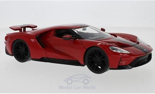Ford GT 1/24 Jada Toys rosso 2017 modellino in miniatura
