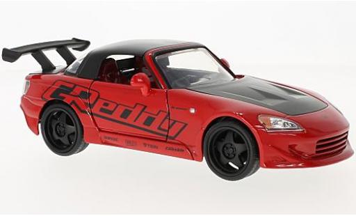 Honda S2000 1/24 Jada Toys rosso/nero 2001 modellino in miniatura
