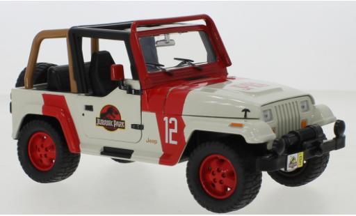Jeep Wrangler 1/24 Jada Toys Jurassic Parc 1992 modellino in miniatura