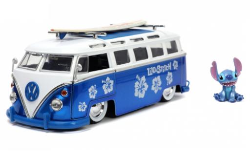 Volkswagen T1 1/24 Jada Toys Bus Lowrider Lilo & Stitch modellino in miniatura