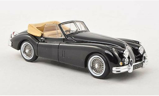 Jaguar XK 140 1/43 Spark Drophead Coupe nero modellini auto