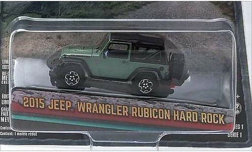 Jeep Wrangler Base 1/64 Greenlight verde/opaco-nero 2015 modellini auto