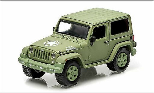 Jeep Wrangler US Army 1/64 Greenlight Hard Top Armee opaco-oliv 2014 modellini auto