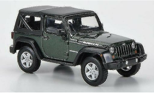 Jeep Wrangler Rubicon 1/43 Greenlight Softtop verde 2012 modellini auto