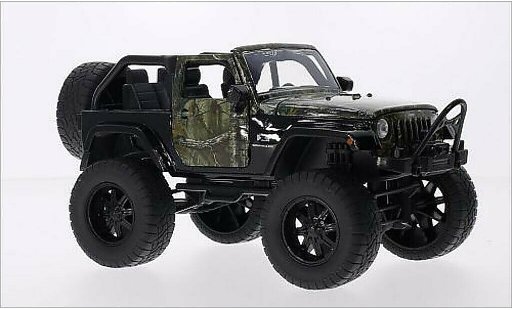Jeep Wrangler Base 1/24 Jada Toys nero/Dekor 2007 modellini auto