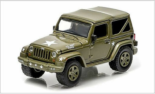 Jeep Wrangler US Army 1/64 Greenlight Soft Top Armee opaco-oliv 2014 modellini auto