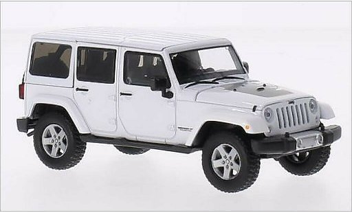 Jeep Wrangler Limited 1/43 Greenlight Unlimited bianco 2011 modellini auto