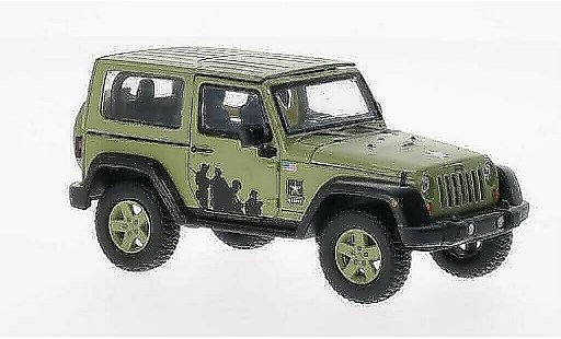 Jeep Wrangler US Army 1/43 Greenlight - opaco-verde 2012 modellini auto