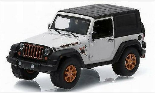 Jeep Wrangler Base 1/64 Greenlight bianco/Dekor 2012 modellini auto