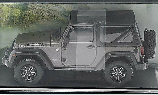 Jeep Wrangler Willys Wheeler 1/43 Greenlight grigio/nero 2014 modellini auto