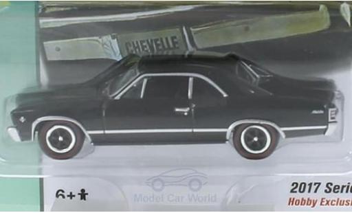 Chevrolet Chevelle 1967 1/64 Johnny Lightning nero 1967 modellino in miniatura