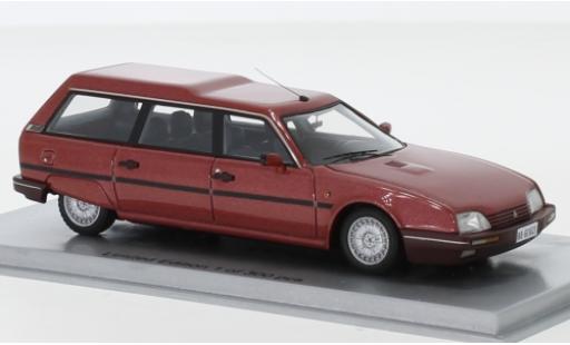 Citroen CX 1/43 Kess 25 TRD Turbo 2 Break metallico rosso 1986 modellino in miniatura