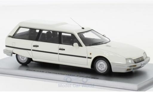Citroen CX 1/43 Kess 25 TRD Turbo 2 Break bianco 1986 modellino in miniatura