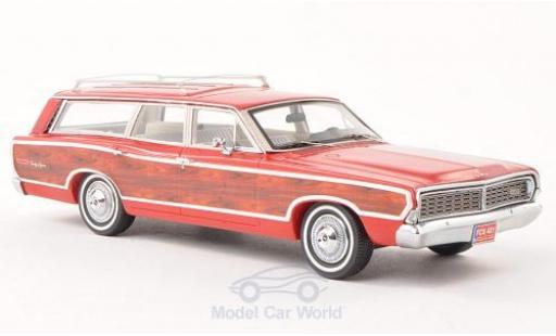 Ford LTD 1/43 Kess Country Squire rosso/Holzeffekt 1968 ohne Vitrine modellino in miniatura