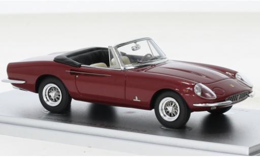 Ferrari 365 1/43 Kess California Spyder metallise rosso foncé 1966 modellino in miniatura
