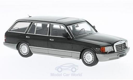 Mercedes 560 1/43 Kess TEL Kombi (W126) nero 1990 modellino in miniatura