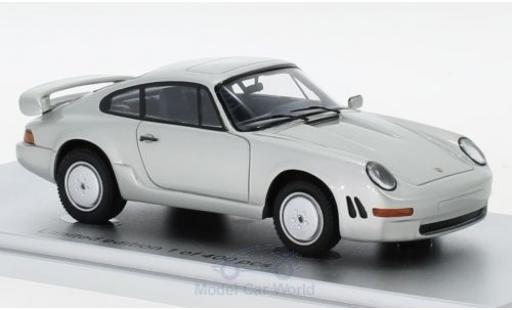 Porsche 930 1/43 Kess 911 Carrera 3.2 E19 grigio 1984 modellino in miniatura