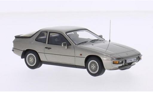 Porsche 924 1/43 Kess Jubileum metallico beige 1980 50 années /Weissach modellino in miniatura