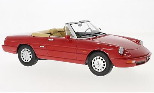 Alfa Romeo Spider 1/18 KK Scale 4 rosso 1990 modellino in miniatura