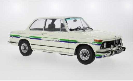 Bmw 2002 1/12 KK Scale Alpina weiss 1974 1:12 modellino in miniatura