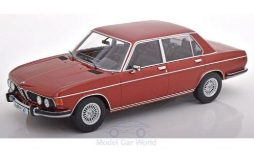 Bmw 3.0 1/18 KK Scale S (E3) metallico rosso 1971 modellino in miniatura