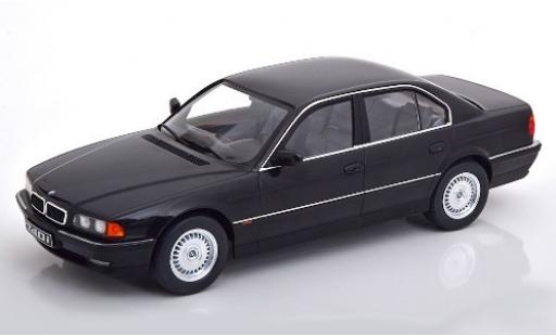 Bmw 740 1/18 KK Scale i (E38) metallico nero 1994 modellino in miniatura